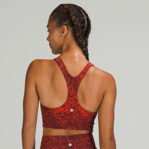 Lululemon Wunder Train Longline Bra Medium Support Size 4 Activewear Sports Bra - Picture 2 of 10